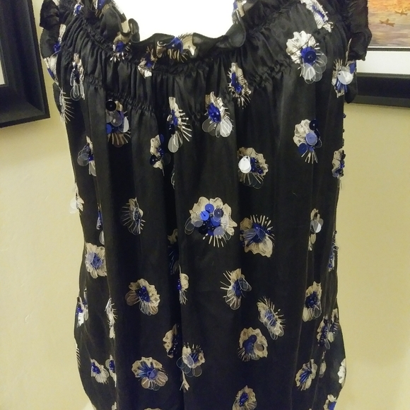 Rebecca Taylor Silk Top FREE SHIPPING - Picture 3 of 11